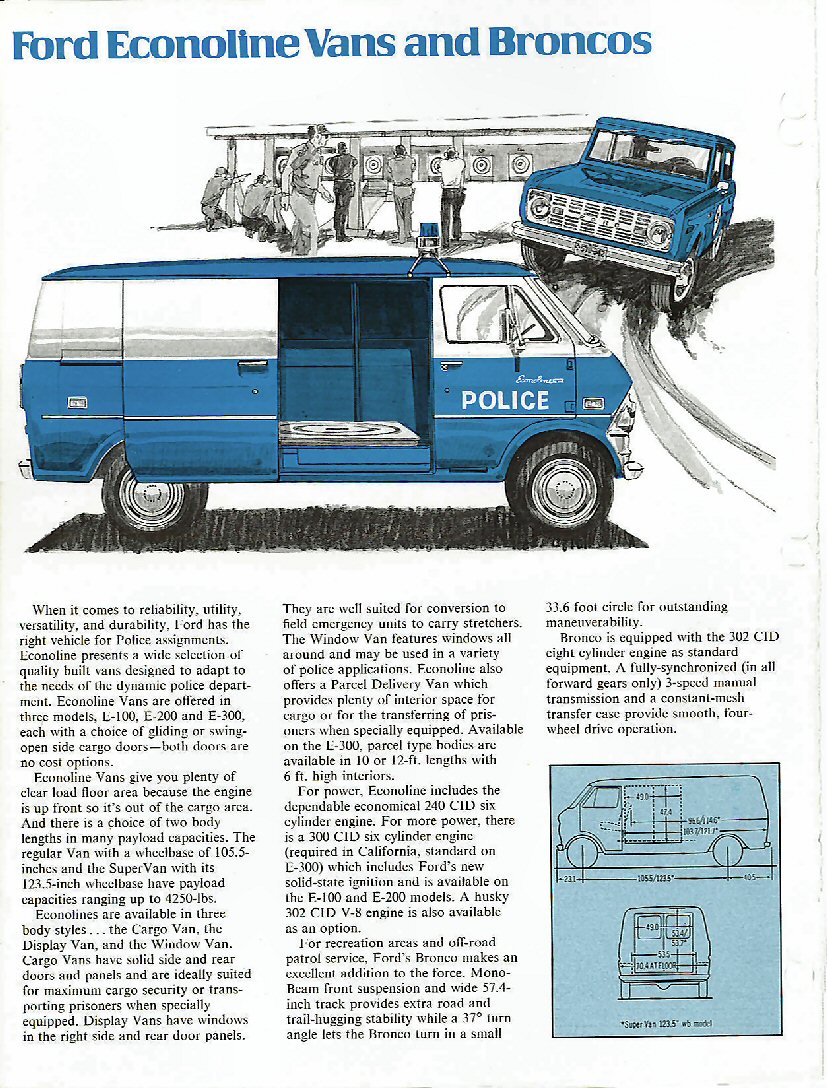 1975 Ford Police Cars Brochure Page 6